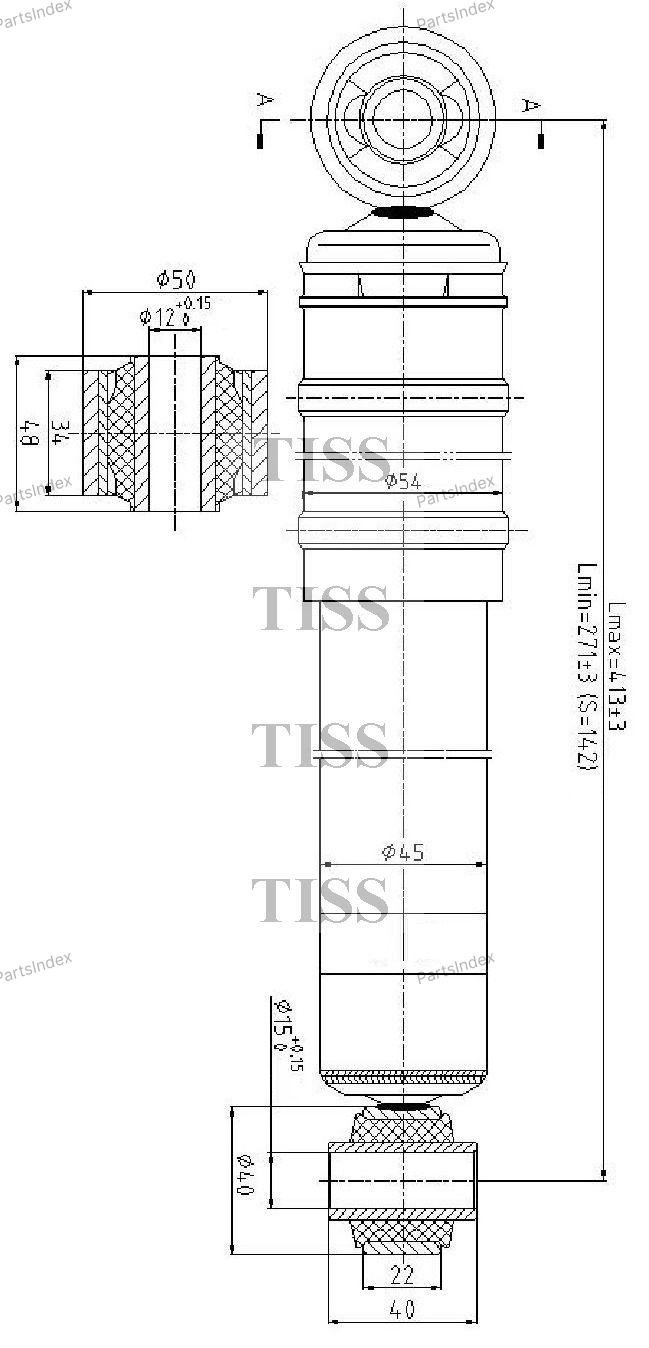 Амортизатор JD Амортизатор Подвески JAA0258 купить,11600