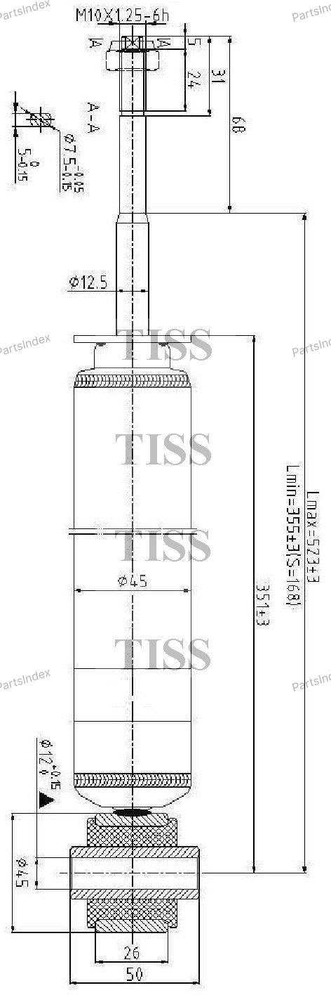 Амортизатор JD Амортизатор Подвески JAA0278 купить,8929