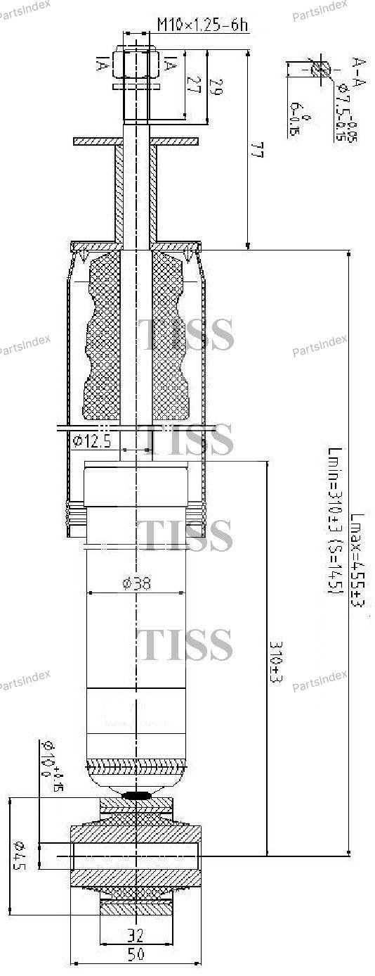 Амортизатор JD задний JAA0277 1 шт купить,11040