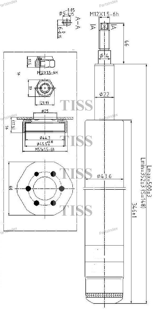 Амортизатор JD Амортизатор Подвески JAC0261 купить,13270