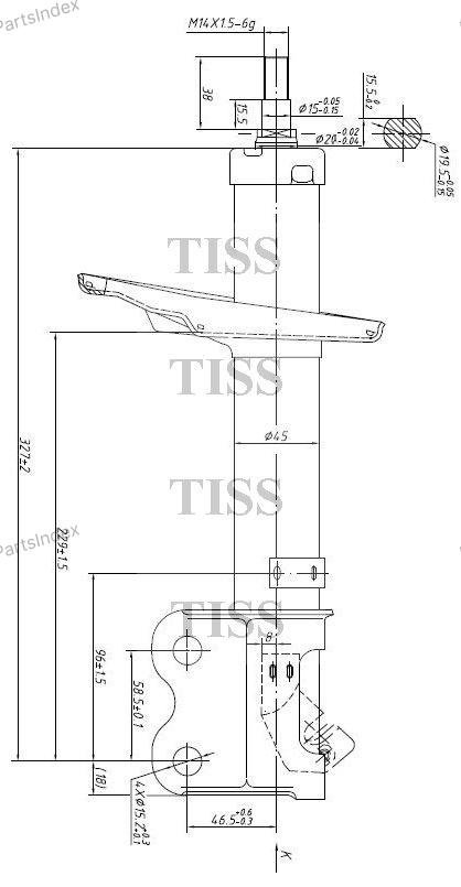 Амортизатор JD Амортизатор Подвески JAS0004 купить,17960
