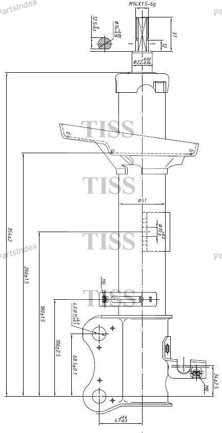 Амортизатор JD Амортизатор Подвески JAS0007 купить,17840