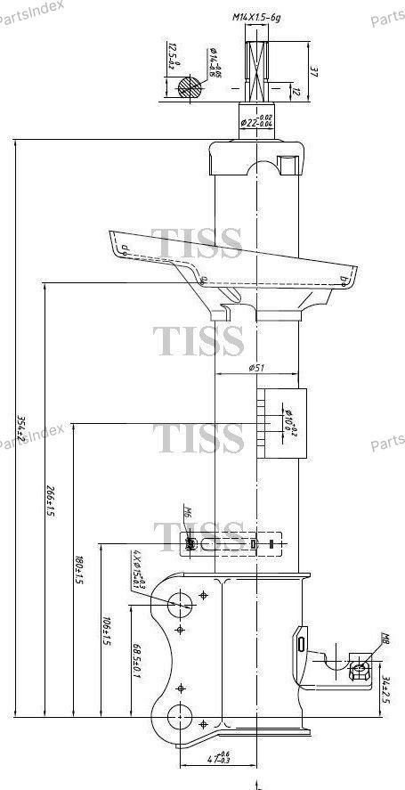 Амортизатор JD Амортизатор Подвески JAS0008 купить,17840