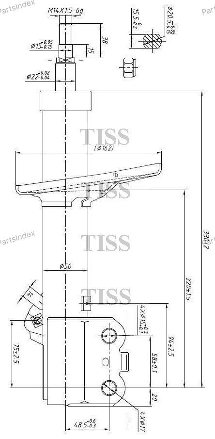 Амортизатор JD Амортизатор Подвески JAS0009 купить,20400