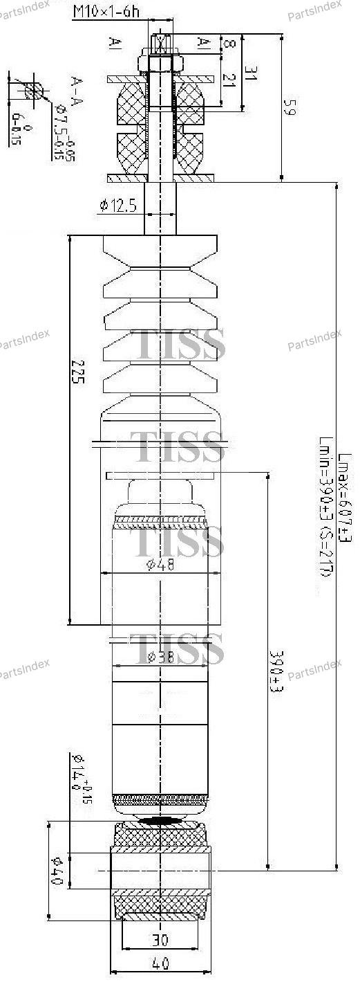Амортизатор JD задний JAA0204 1 шт купить,12410