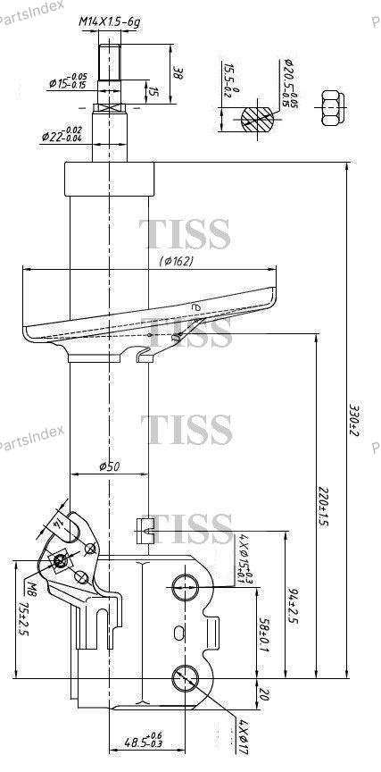 Амортизатор JD Амортизатор Подвески JAS0010 купить,20400