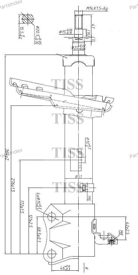 Амортизатор JD Амортизатор Подвески JAS0051 купить,21180