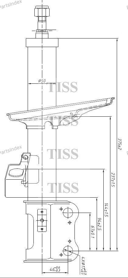 Амортизатор JD Амортизатор Подвески JAS0055