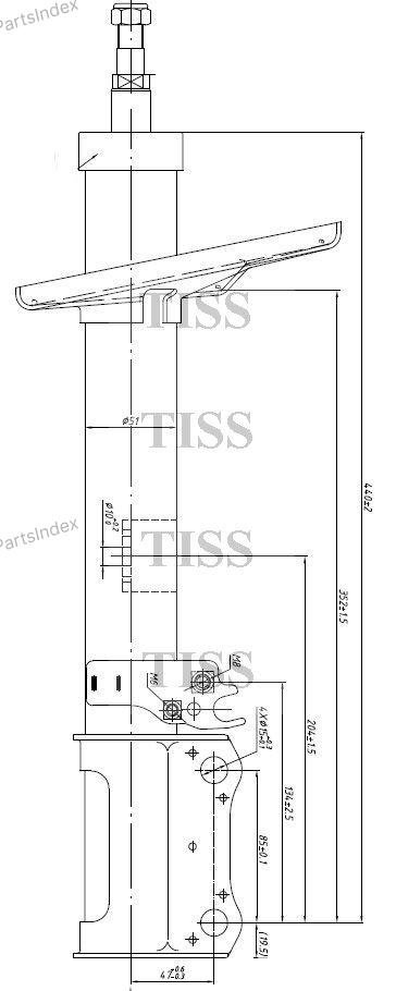 Амортизатор JD задний JAS0048 1 шт