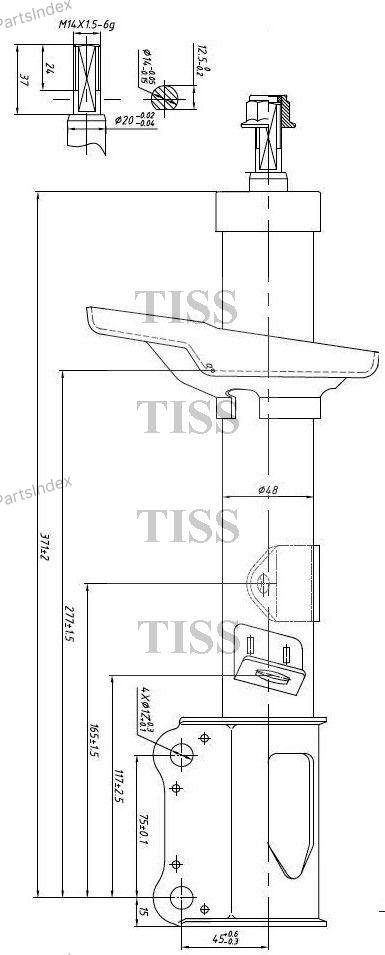 Амортизатор JD Амортизатор Подвески JAS0109