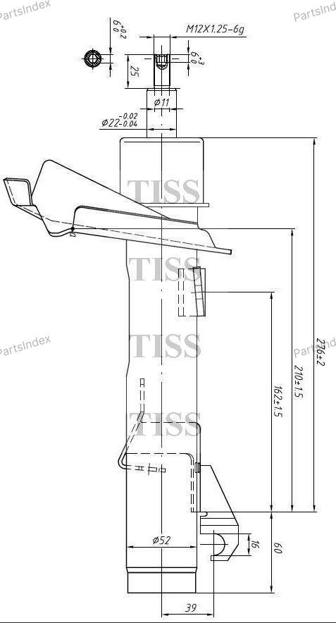 Амортизатор JD Амортизатор Подвески JAS0102