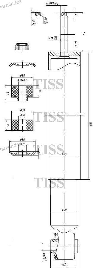 Амортизатор JD Амортизатор Подвески JAA0180