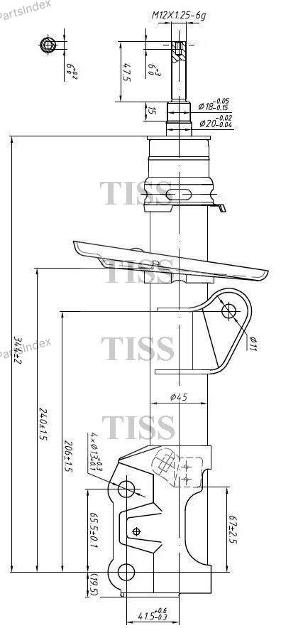 Амортизатор JD Амортизатор Подвески JAS0092