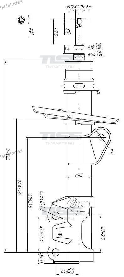 Амортизатор JD Амортизатор Подвески JAS0092