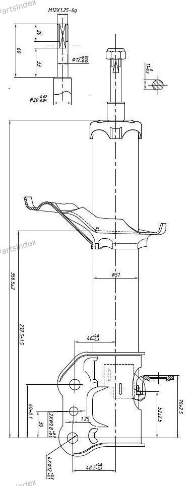 Амортизатор JD Амортизатор Подвески JAS0172