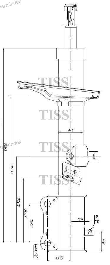 Амортизатор JD Амортизатор Подвески JAS0006
