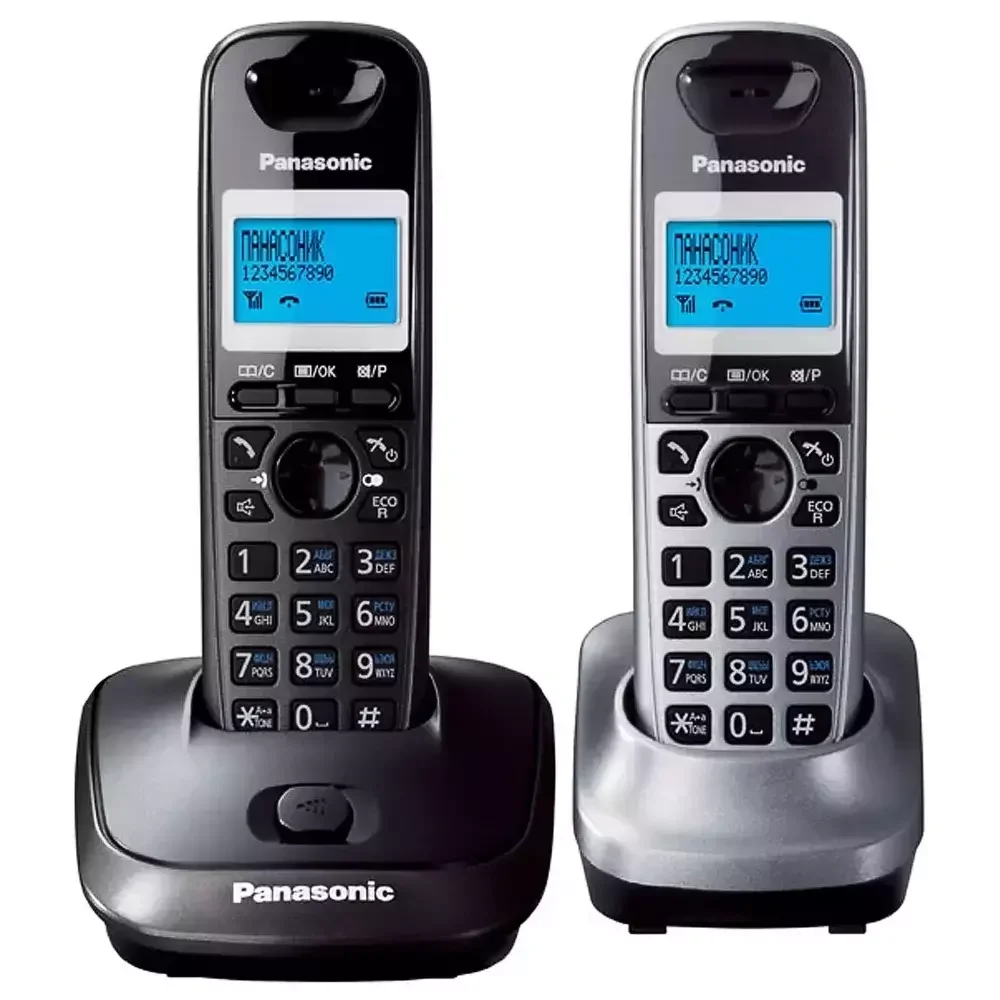 Радиотелефон Dect Panasonic KX TG 2512 RU2 Black Grey - ForteMarket Радиотелефон Dect Panasonic KX TG 2512 RU2 Black Grey купить,0