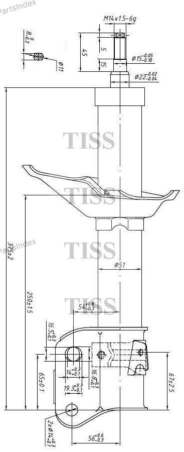 Амортизатор JD Амортизатор Подвески JAS0163