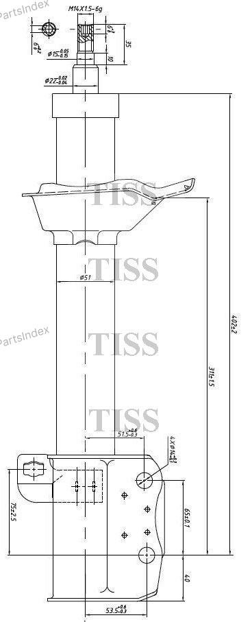 Амортизатор JD Амортизатор Подвески JAS0161