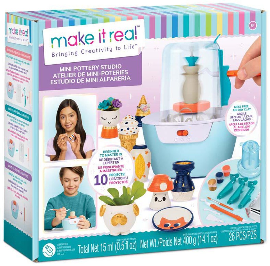 Набор для творчества Make It Real Mini Pottery Wheel