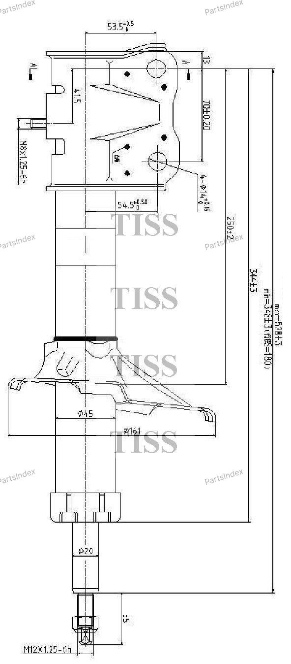 Амортизатор JD передний JAS0236 1 шт