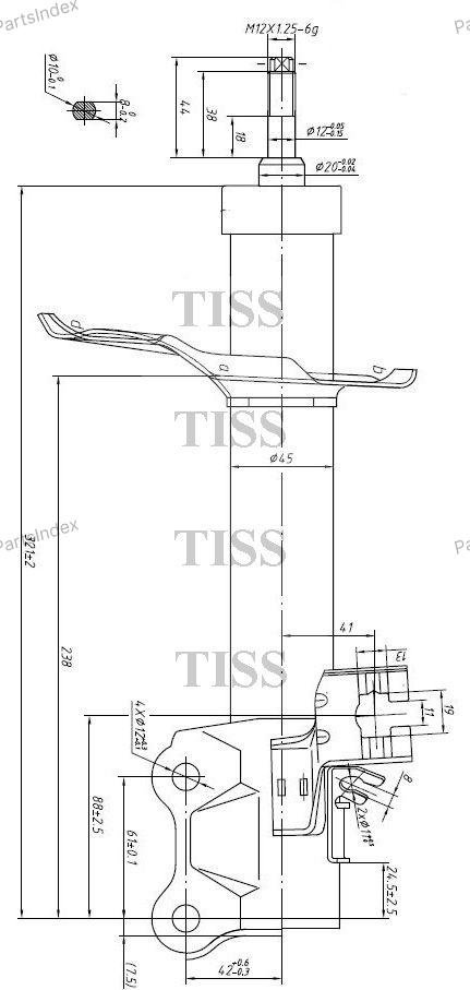 Амортизатор JD Амортизатор Подвески JAS0149