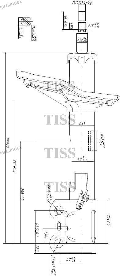 Амортизатор JD Амортизатор Подвески JAS0049