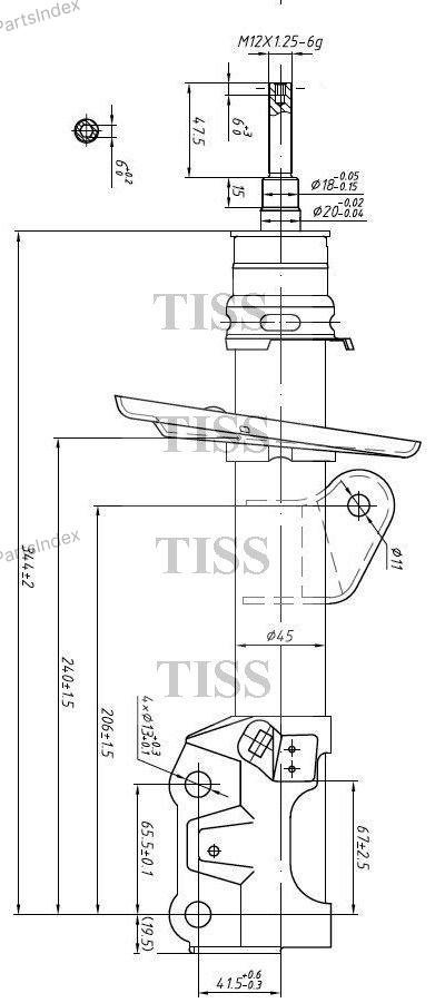 Амортизатор JD Амортизатор Подвески JAS0093