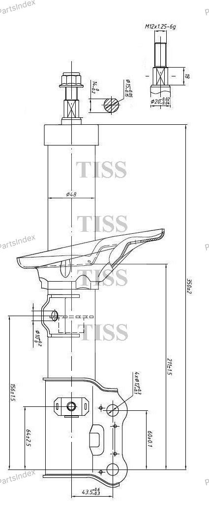Амортизатор JD Амортизатор Подвески JAS0130