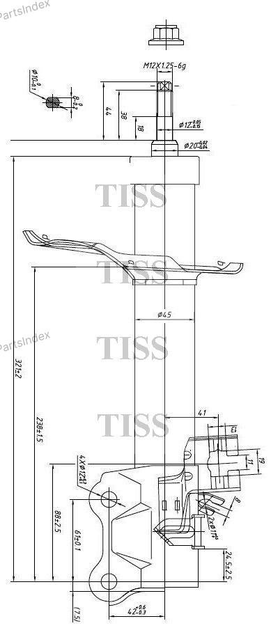 Амортизатор JD Амортизатор Подвески JAS0150
