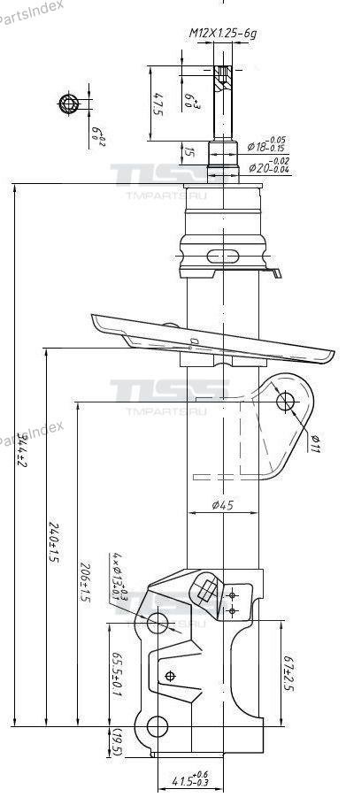 Амортизатор JD Амортизатор Подвески JAS0093