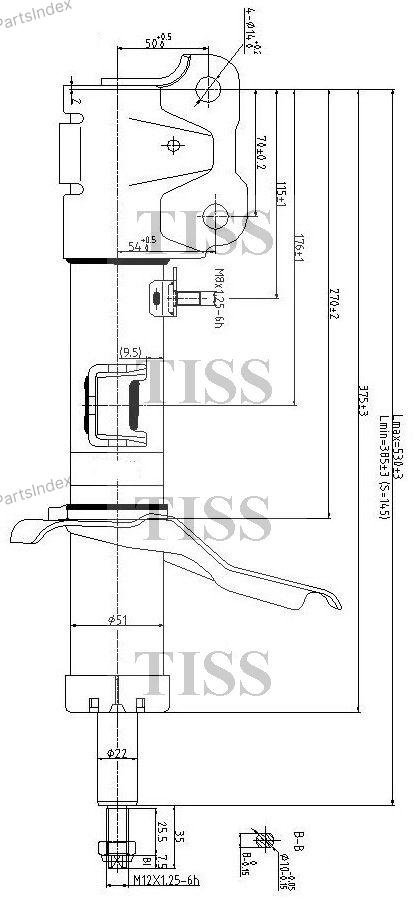 Амортизатор JD Амортизатор Подвески JAS0266