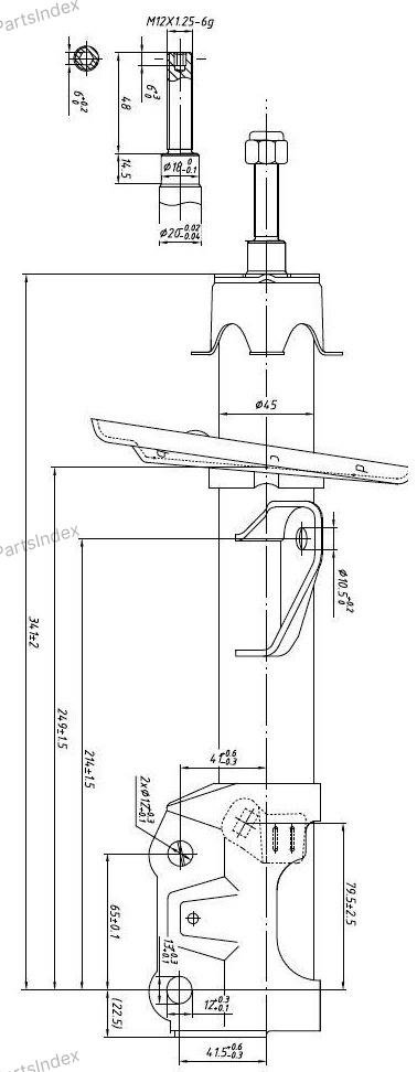 Амортизатор JD Амортизатор Подвески JAS0176