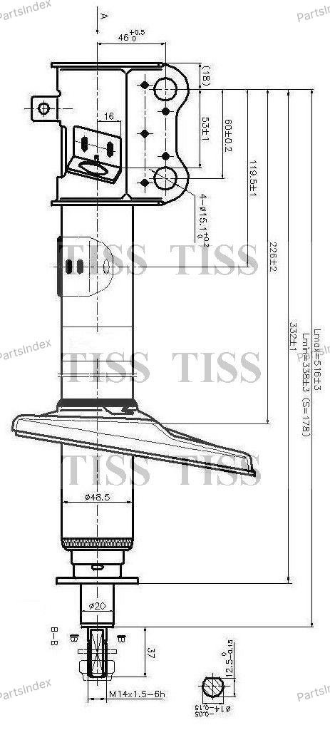 Амортизатор JD Амортизатор Подвески JAS0227