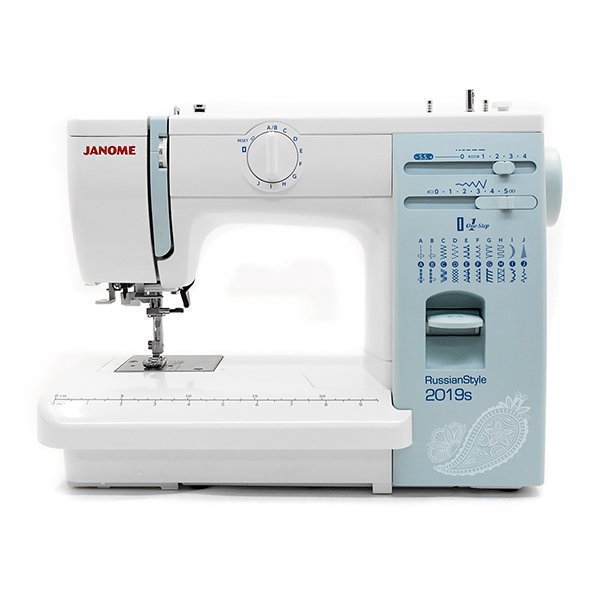 Швейная машина Janome RussianStyle 2019S голубая