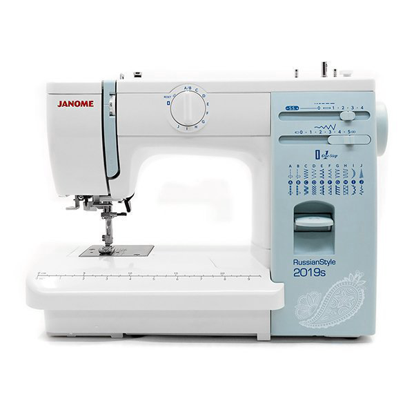Швейная машина Janome RussianStyle 2019S голубая