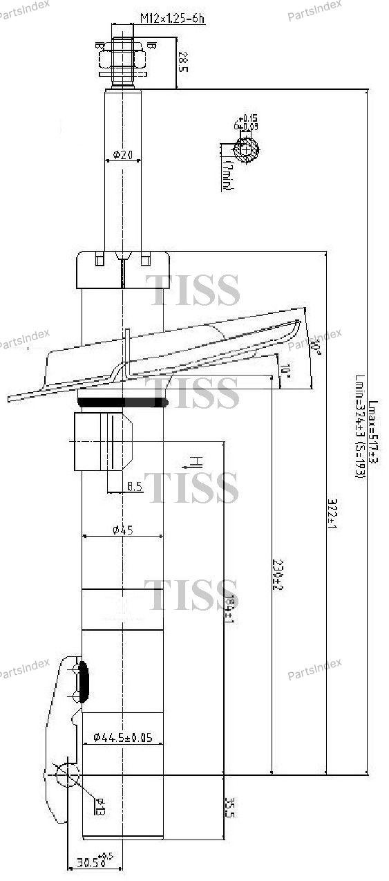 Амортизатор JD Амортизатор Подвески JAS0243
