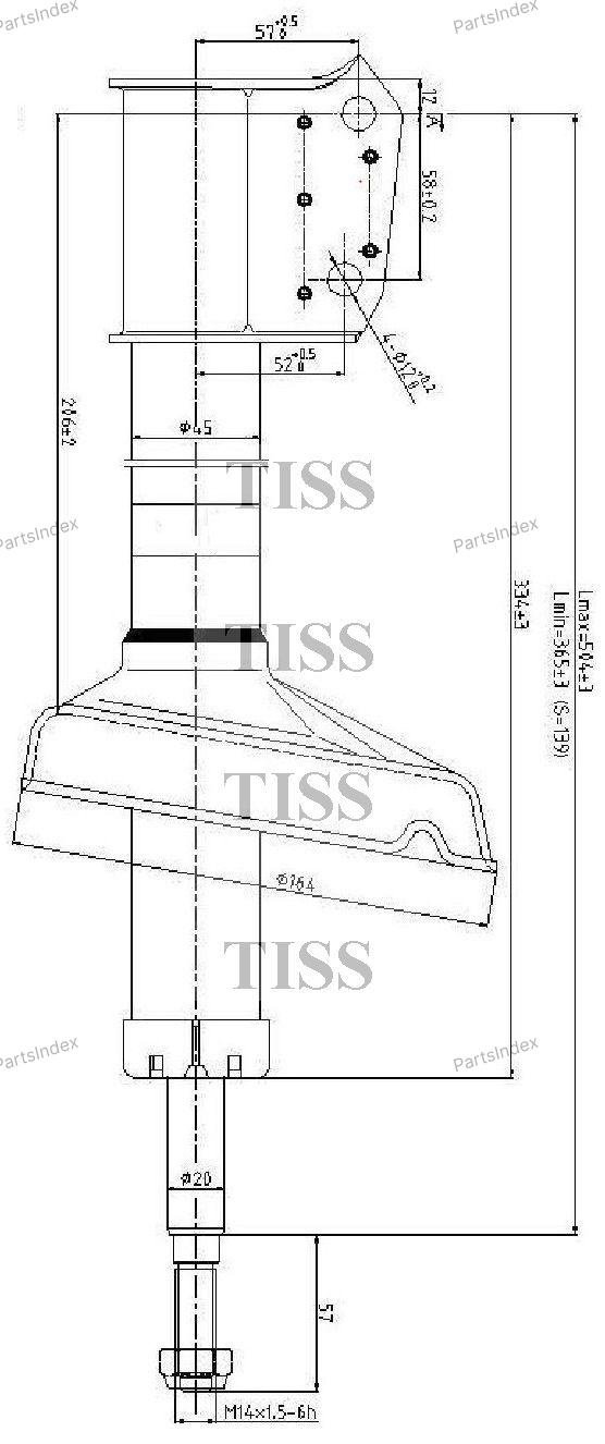 Амортизатор JD Амортизатор Подвески JAS0242