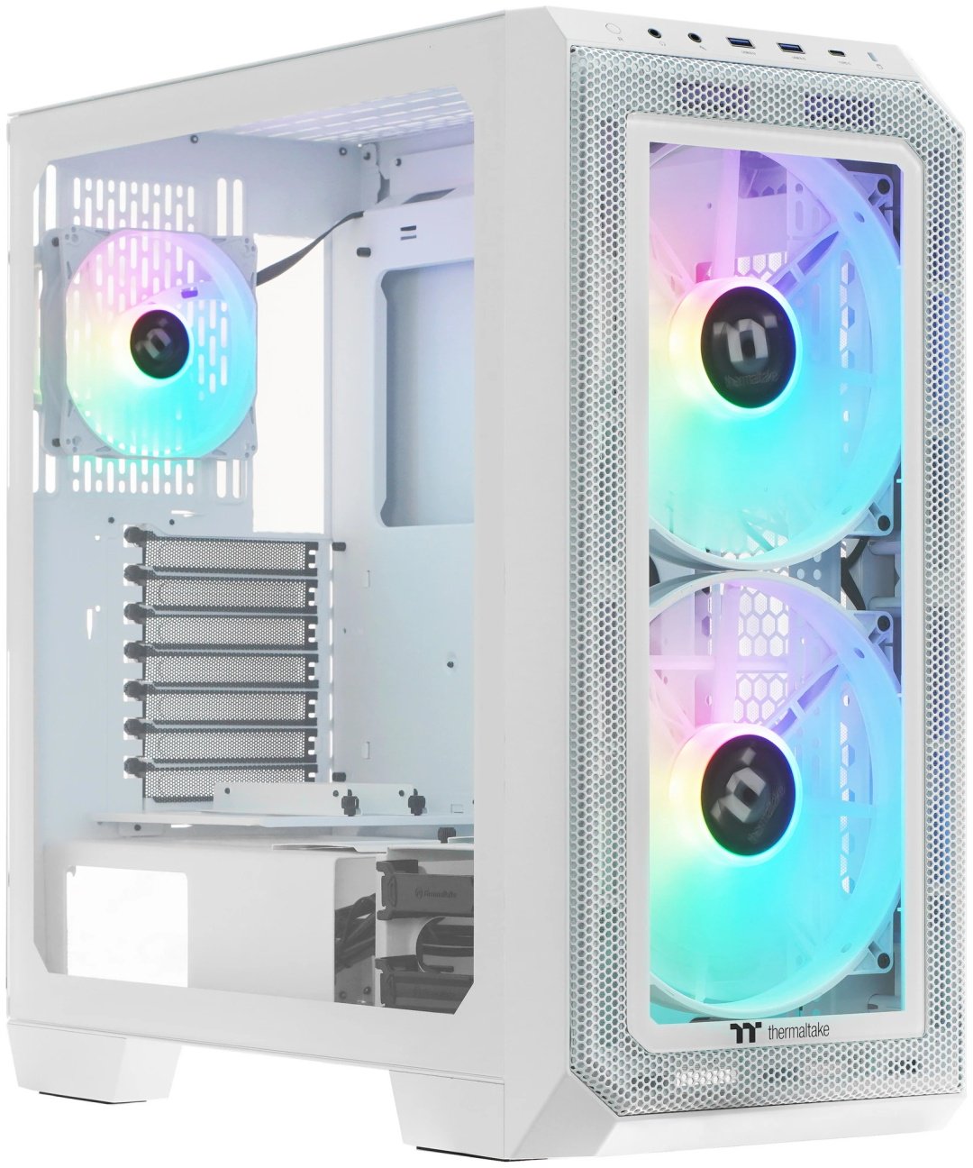Корпус Thermaltake View 300 MX Snow CA-1P6-00M6WN-00 белый купить,NaN