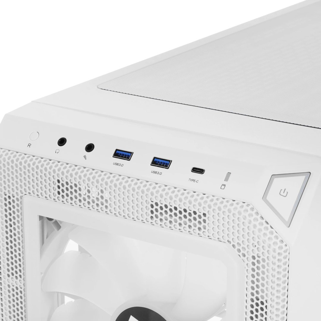 Корпус Thermaltake View 300 MX Snow CA-1P6-00M6WN-00 белый купить,NaN