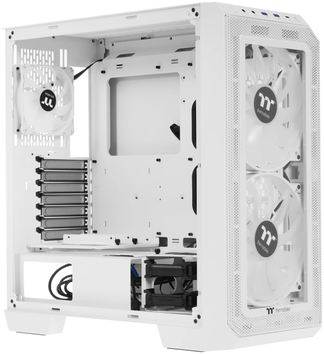 Корпус Thermaltake View 300 MX Snow CA-1P6-00M6WN-00 белый купить,NaN