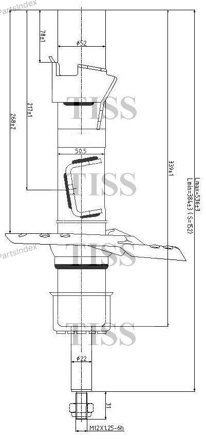 Амортизатор JD Амортизатор Подвески JAS0257