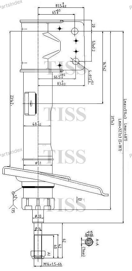 Амортизатор JD Амортизатор Подвески JAS0252