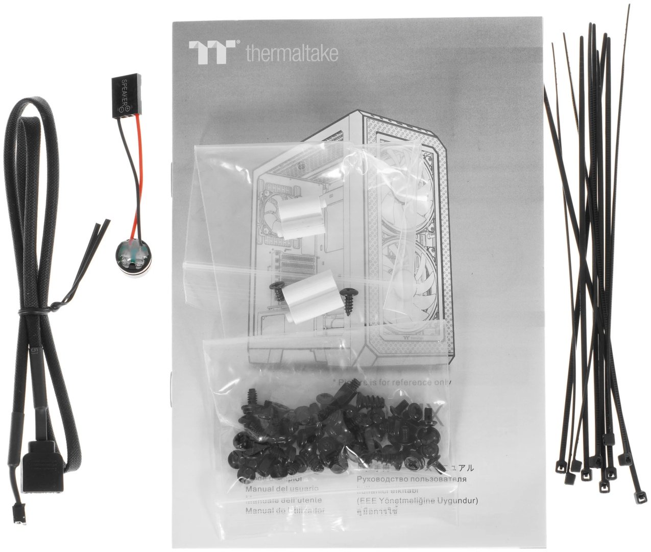 Корпус Thermaltake View 300 MX Snow CA-1P6-00M6WN-00 белый купить,NaN