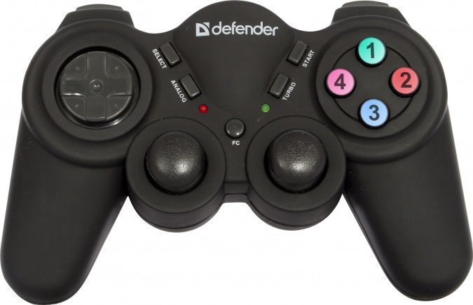 Геймпад Defender Game Racer Wireless PRO Black купить,NaN