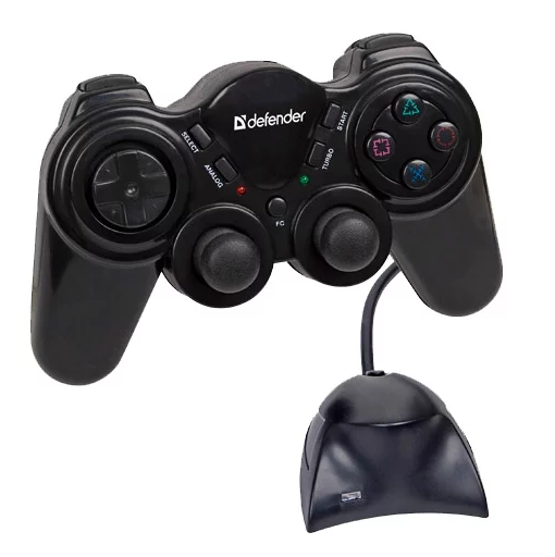 Геймпад Defender Game Racer Wireless PRO Black купить,NaN