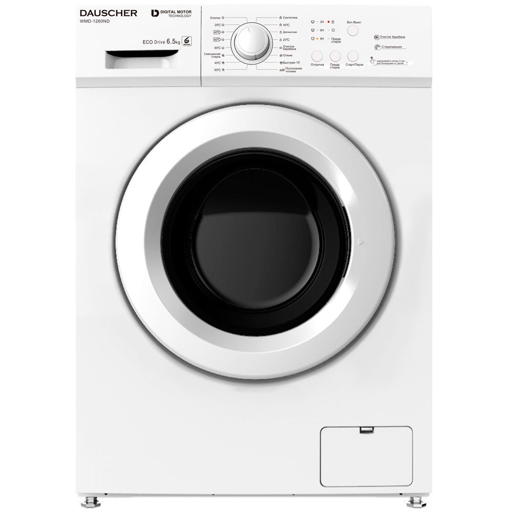 Стиральная машина Dauscher WMD-1260ND белая купить,NaN