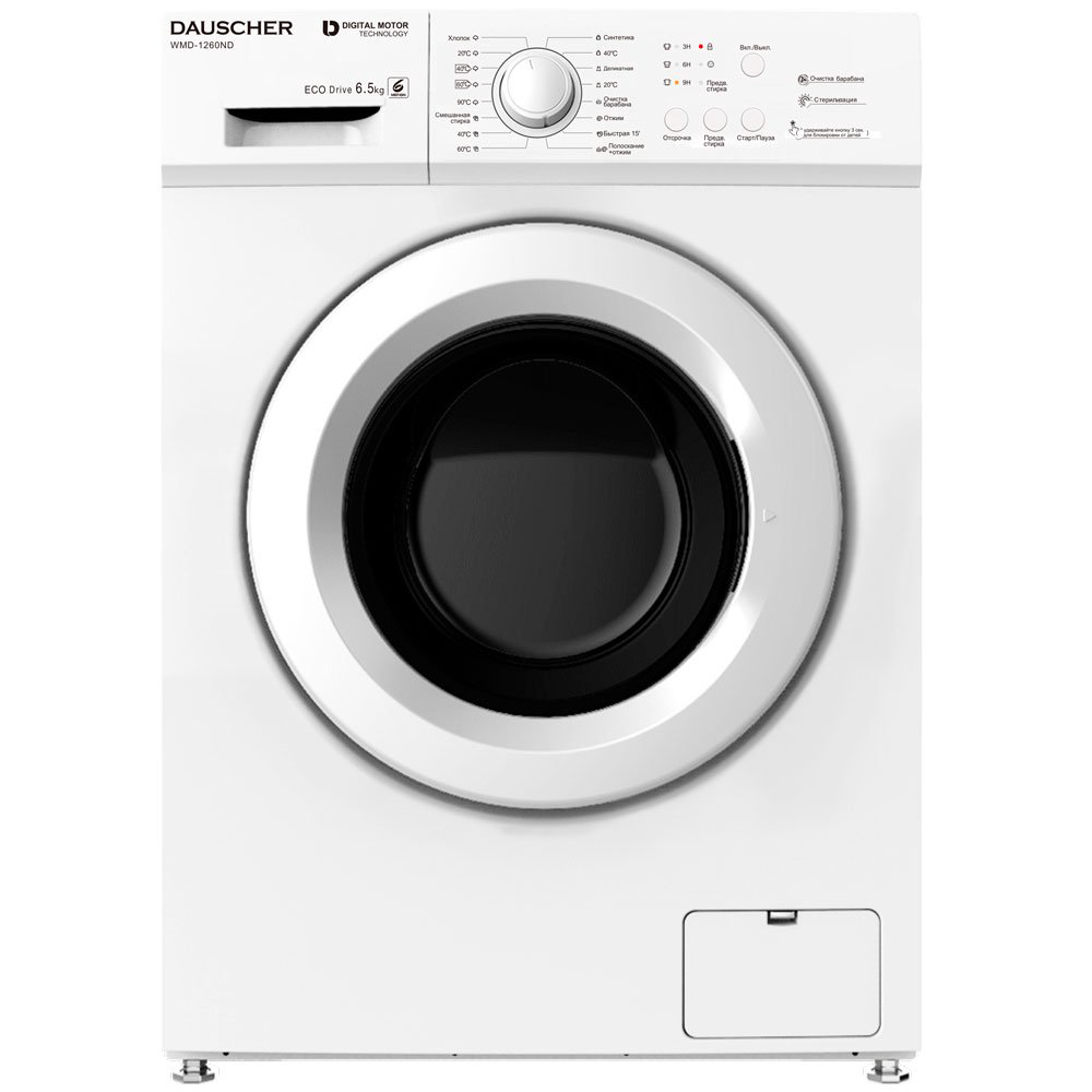 Стиральная машина Dauscher WMD-1260ND белая купить,NaN