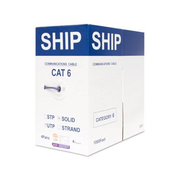 Кабель сетевой SHIP D165S-P Cat.6 UTP PVC купить,122354