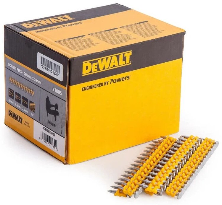 DeWALT гвозди для нейлера DCN8901040 1005 шт купить,0